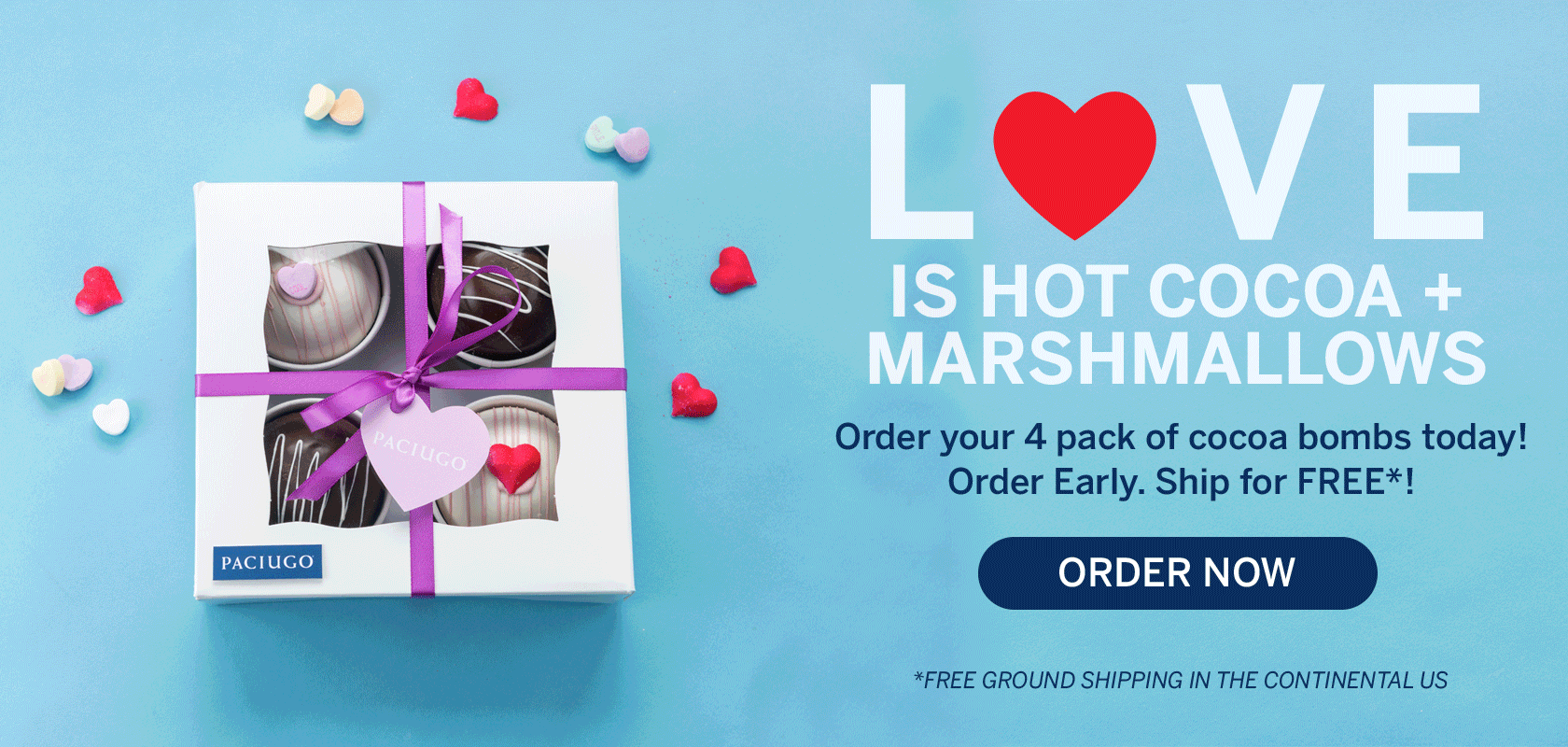 LOVE Is Hot Cocoa + Marshmallows